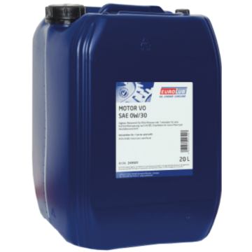 Eurolub Motoröl 0W30 Motor V0 0W-30 / 20 Liter