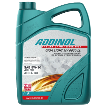 Addinol Motoröl 5w30 Giga Light MV 0530 LL / 5 Liter