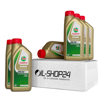 Castrol Motoröl 0w40 Edge 0w-40 A3 B4 / 6 x 1 Liter