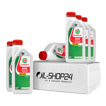 Castrol Motoröl 5w30 GTX C4 5w-30 / 6 x 1 Liter