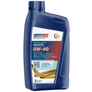 Eurolub Motoröl 0W40 Megatec 0W-40 / 1 Liter