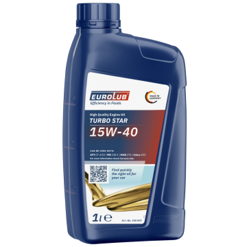 Eurolub Motoröl 15W40 Turbo Star 15W-40 / 1 Liter